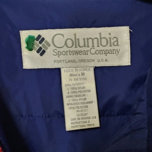 Columbia Sportswear Red Funnel Neck Long Sleeve Primal Loft Synthetic Down Coat - Picture 5 of 8